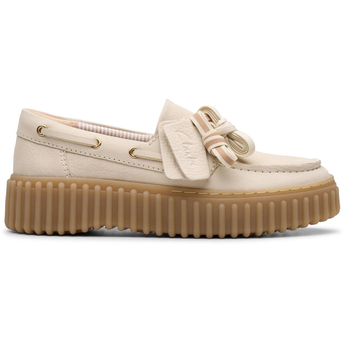 Torhill Boat loafers - Creme Nubuck